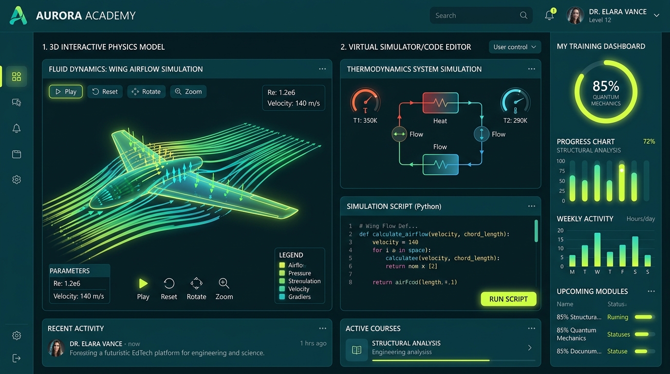 CEINNTEC EdTech Platform Mockup